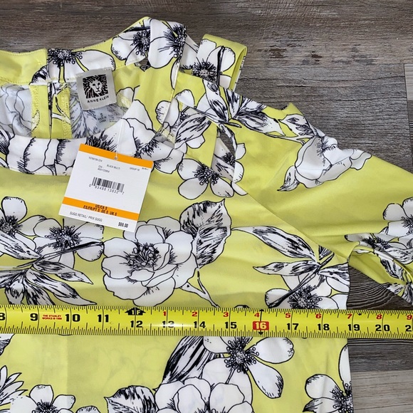 🔴Flash Sale NWT Anne Klein Foral Tunic Blouse - Picture 8 of 11